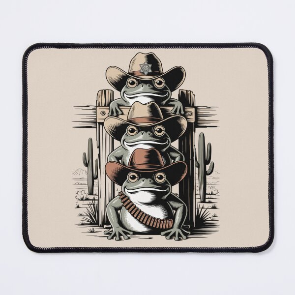 Item preview, lazy western frog - frog cowboy - kawaii frog - cute frog - funny frog - western frog - cowboy frog - sleepy frog - lazy frog - frog lover - cute cowboy - wild west humor - western humor designed and sold by JansenGS.