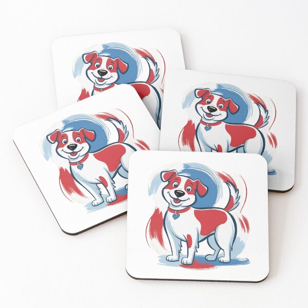 Item preview, Patriotic Red White Blue Cute Dog designed and sold by PMTaurus.