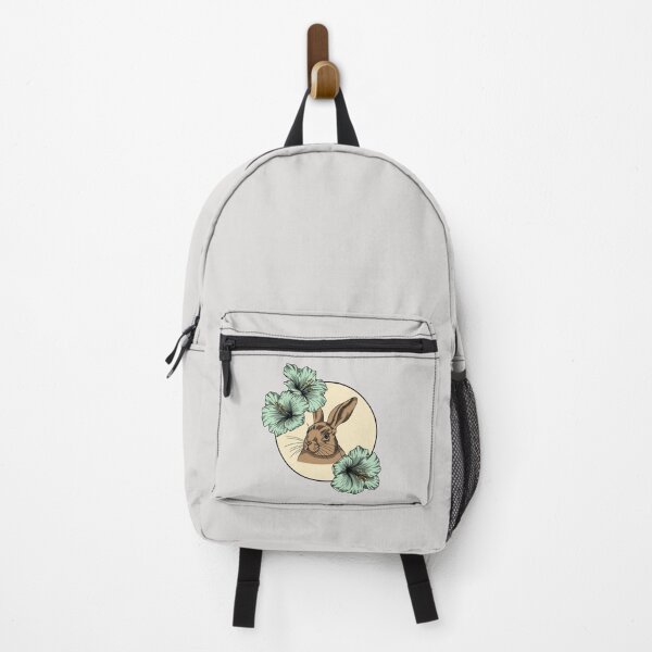 Item preview, Minimalistic bunny with flowers designed and sold by Pamelarts.