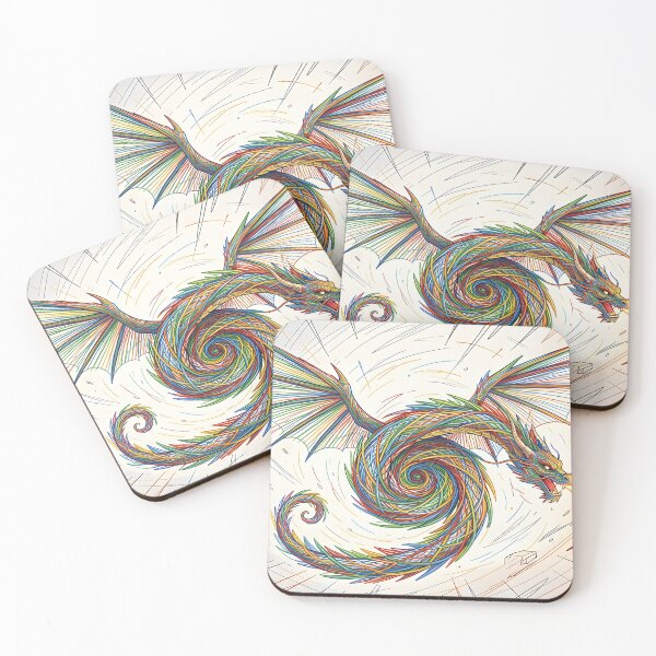 Item preview, Fire Dragon Dynamic & Modern designed and sold by RocketAiCat.