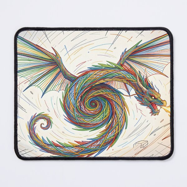 Item preview, Fire Dragon Dynamic & Modern designed and sold by RocketAiCat.