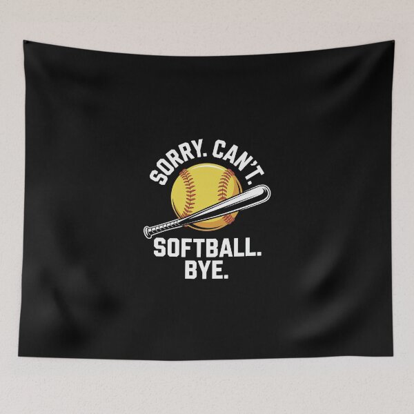 Item preview, sports, sorry can't softball by designed and sold by jkrphoto.