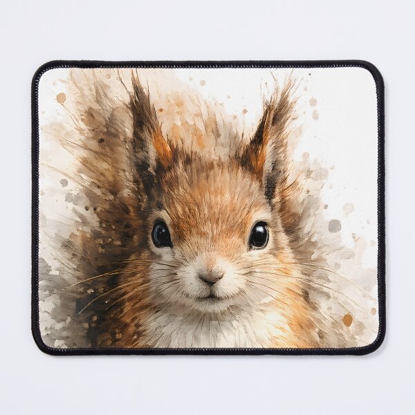 Item preview, Cute Squirrel Portrait Modern Animal Art designed and sold by giachem99.