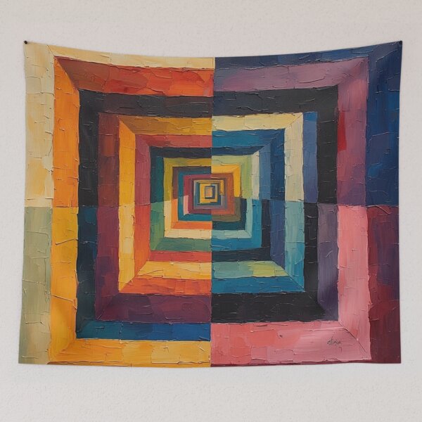 Item preview, Colorful Abstract Tunnels #2 designed and sold by Paragon-Art.