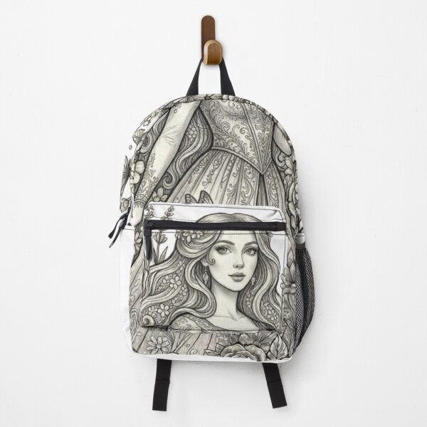 Item preview, A young woman in a flower garden designed and sold by PP&RAINBOW SHOP.