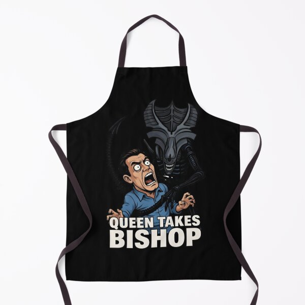 Item preview, Queen Takes Bishop: Alien Movie Chess Pun designed and sold by TshirtsOnline-.