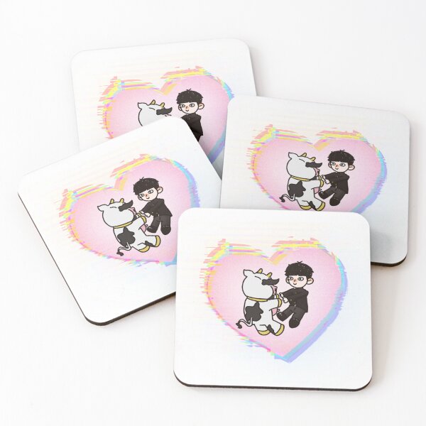 Item preview, Mob psycho with a cow designed and sold by MochiMelon.