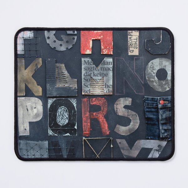 Item preview, Abstract Alphabet Wall Art – Modern Typography Collage for Aesthetic Room Decor designed and sold by art2print.