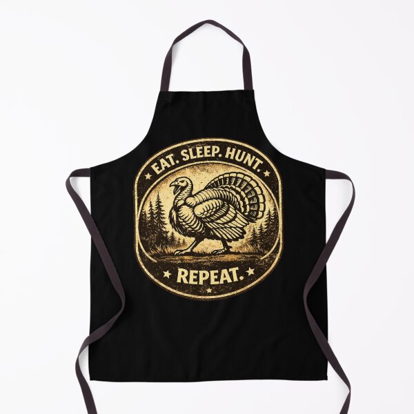 Item preview, Eat Sleep Hunt Repeat Turkey Hunting Shirt – Vintage Hunter Graphic designed and sold by WildWonderfulWear.
