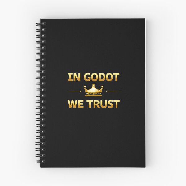 Item preview, In Godot We Trust Shirt – Game Developer Tee – Minimal Luxury Coding Design designed and sold by Obinne.