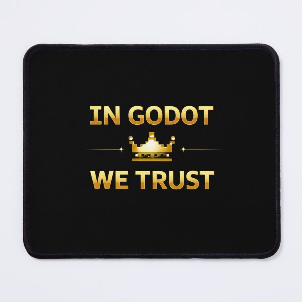 Item preview, In Godot We Trust Shirt – Game Developer Tee – Minimal Luxury Coding Design designed and sold by Obinne.