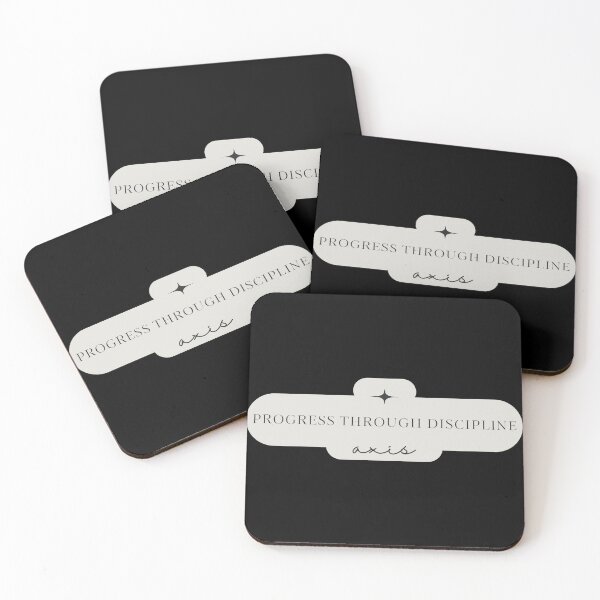 Item preview, Progress Through Discipline – Minimalist Motivational Mindset Design designed and sold by AXIS-EQUILIBRIO.
