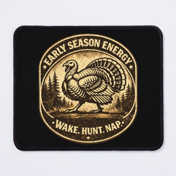 Item preview, Early Season Energy Turkey Hunting Shirt – Wake Hunt Nap Vintage Hunter Graphic designed and sold by WildWonderfulWear.