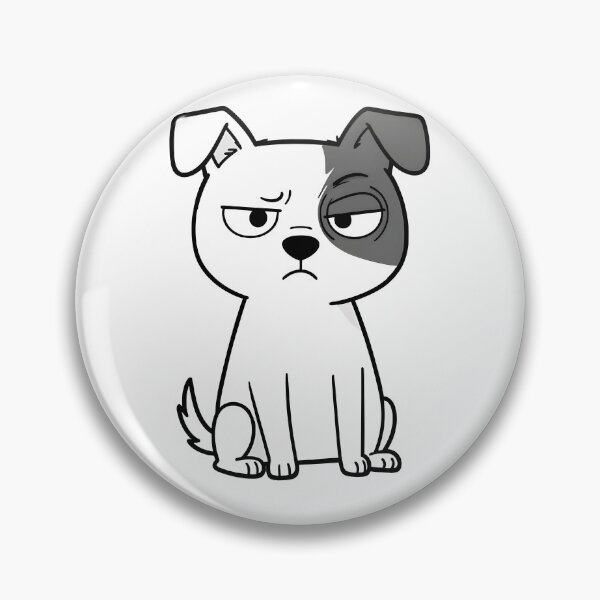 Item preview, suspicious dog designed and sold by Uglyandcute.