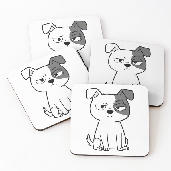 Item preview, suspicious dog designed and sold by Uglyandcute.
