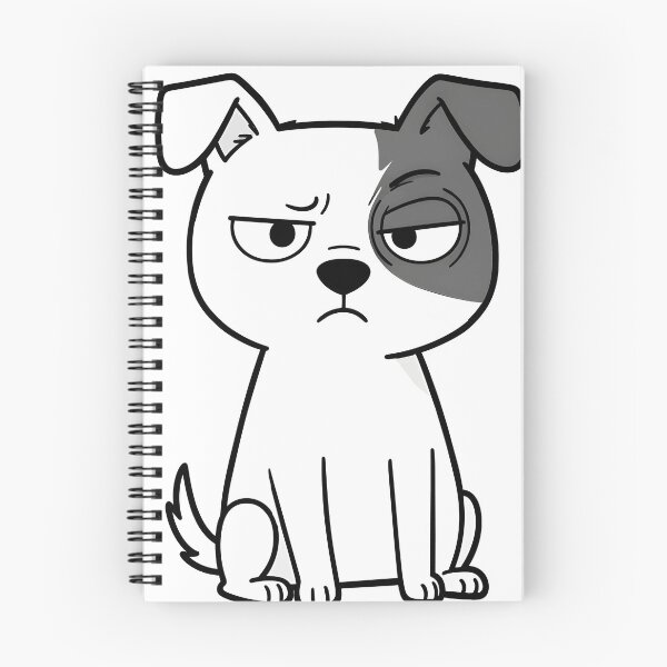 Item preview, suspicious dog designed and sold by Uglyandcute.