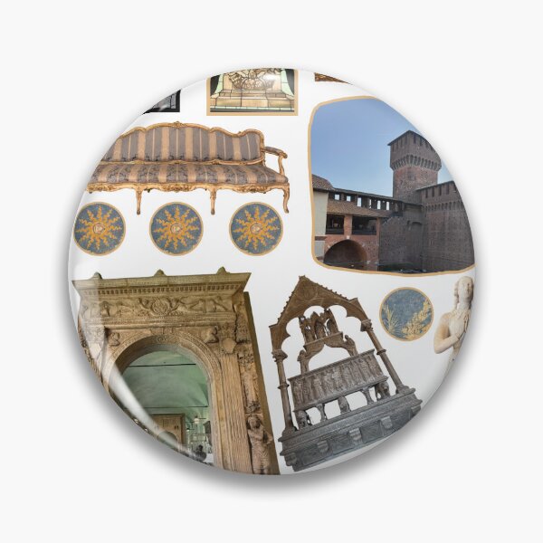 Item preview, Museo Castello Sforzeco (Sforza Castle Museum) collage designed and sold by HalSyd.