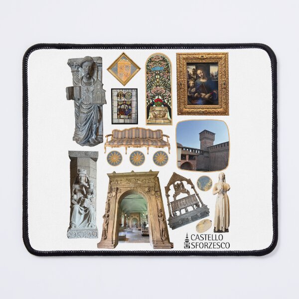 Item preview, Museo Castello Sforzeco (Sforza Castle Museum) collage designed and sold by HalSyd.