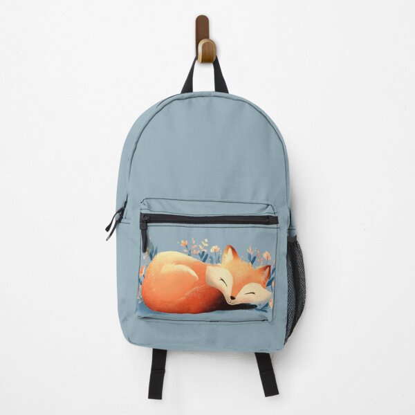 Item preview, Sleeping fox in a flower field designed and sold by anytka.