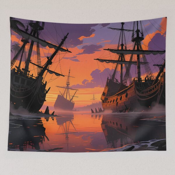 Item preview, Ship Graveyard – A Wreck in the Tropics designed and sold by David c.p JACQUEMET.