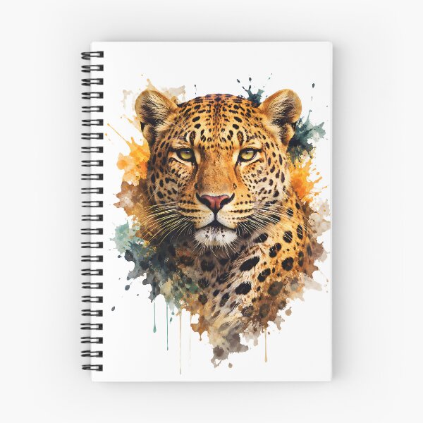 Item preview, Majestic Leopard Portrait Modern Animal Art designed and sold by giachem99.