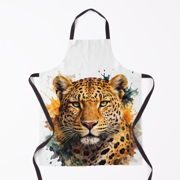 Item preview, Majestic Leopard Portrait Modern Animal Art designed and sold by giachem99.