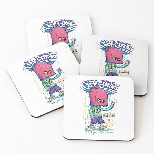 Item preview, Keep Going Streetwear Character Motivational Graffiti Design designed and sold by Aurelux_24.