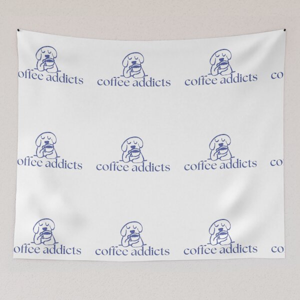 Item preview, Coffee Addicts – Funny Minimalist Coffee Lover Design designed and sold by AXIS-EQUILIBRIO.