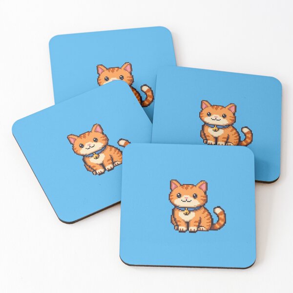 Item preview, Retro game styled cat designed and sold by Less-Drama.