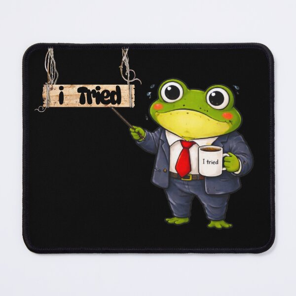 Item preview, I TRIED - Relatable Minimalist Slogan designed and sold by UnoStop.