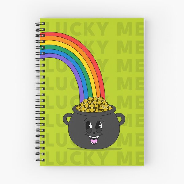 Item preview, Lucky Me – Rainbow and Pot of Gold Graphic designed and sold by carolineduvivier.
