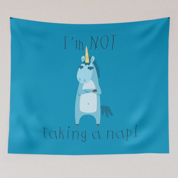 Item preview, Lil Blue Not Taking a Nap designed and sold by RuthFurtado.