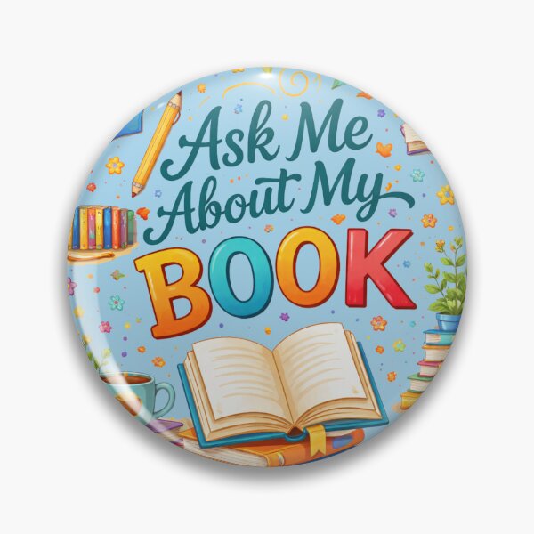 Item preview, Ask me about my book (for authors) designed and sold by Linda La Guardia.