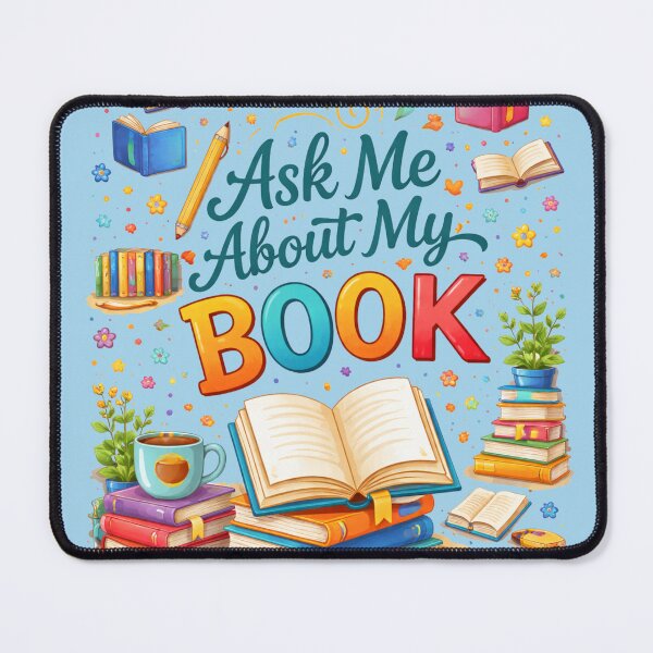 Item preview, Ask me about my book (for authors) designed and sold by Linda La Guardia.