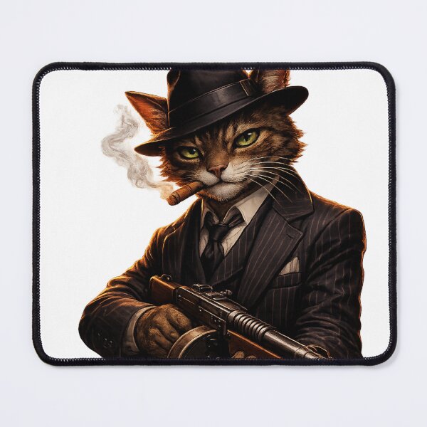 Item preview, Gangster Cat designed and sold by AugustusImages.