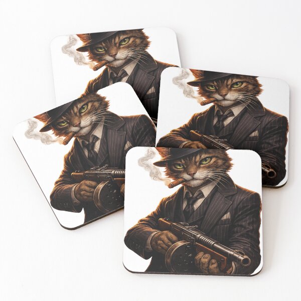 Item preview, Gangster Cat designed and sold by AugustusImages.