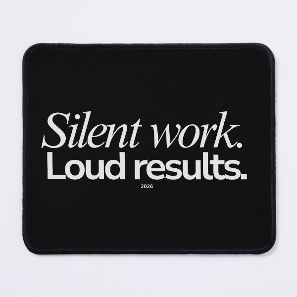 Item preview, Silent Work Loud Results – Minimalist Discipline and Success Mindset Design designed and sold by AXIS-EQUILIBRIO.
