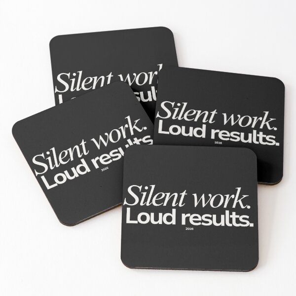Item preview, Silent Work Loud Results – Minimalist Discipline and Success Mindset Design designed and sold by AXIS-EQUILIBRIO.
