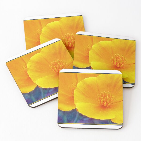 Item preview, California Golden Poppy Flowers in Full Bloom designed and sold by AMacGPhilly.