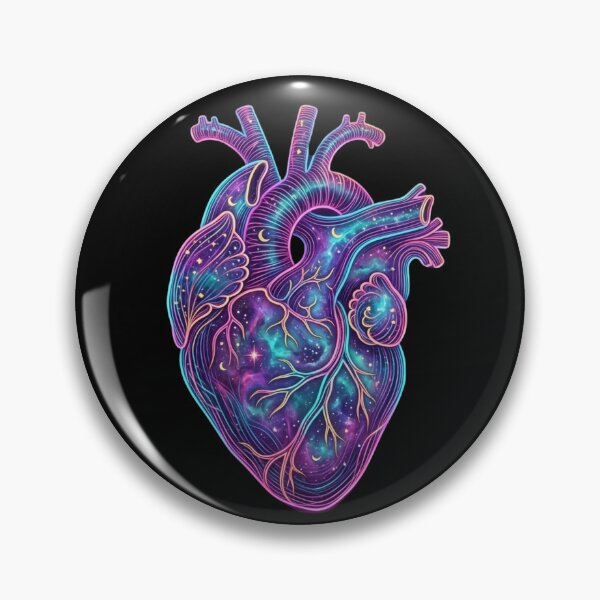 Item preview, Celestial Wire-Wrap Heart: Electric Stardust Art designed and sold by Siriusvibes.
