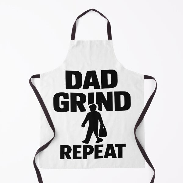 Item preview, Dad Grind Repeat Funny Father Silhouette Minimalist Design designed and sold by FunFitLife Studio.