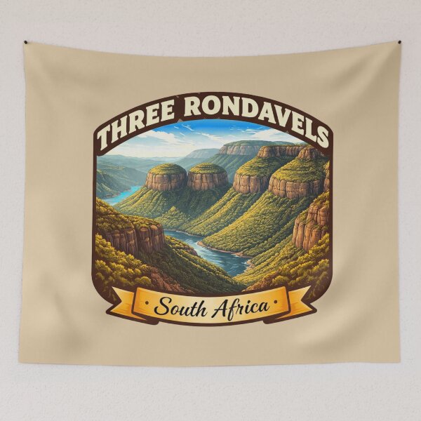 Item preview, Three Rondavels, South Africa - Blyde River Canyon designed and sold by Myra365Art.