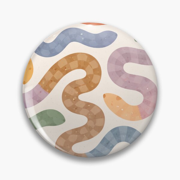 Item preview, Abstract Snake Pattern | Colorful Wavy Serpent Shapes | Modern Trendy Animal Design designed and sold by DrizzyV.