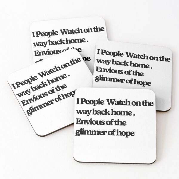 Item preview, Sam Fender | People Watching Lyrics designed and sold by tsmart6.