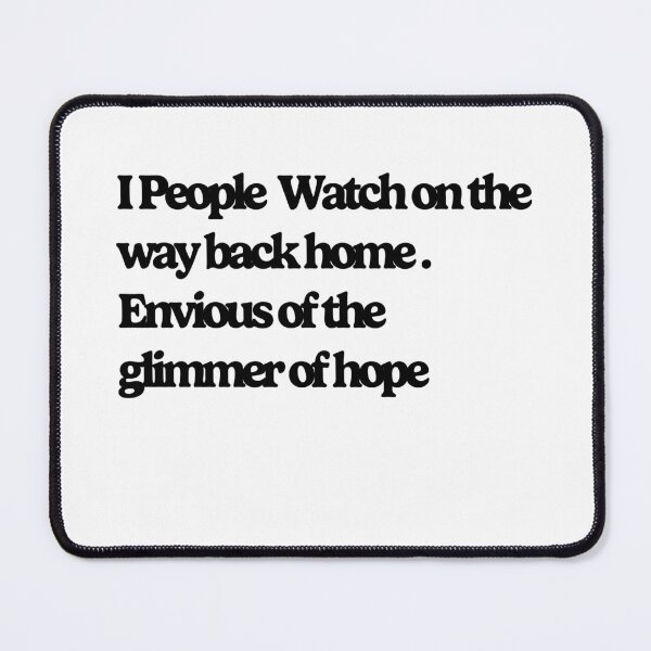 Item preview, Sam Fender | People Watching Lyrics designed and sold by tsmart6.