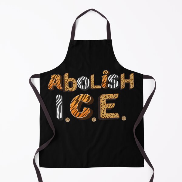 Item preview, abolish ice_animal print letters designed and sold by quinnhopp.