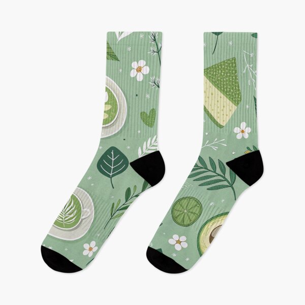 Item preview, Matcha Green Aesthetic Seamless Pattern designed and sold by Erik Visnievskij.