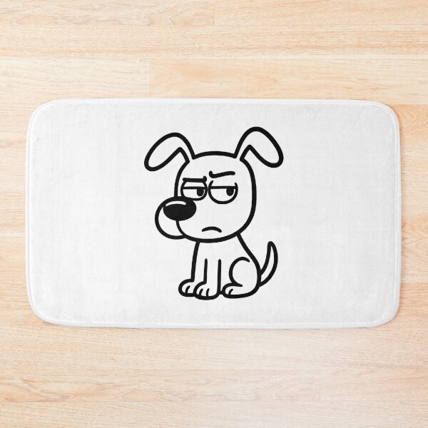 Item preview, suspicious dog designed and sold by Uglyandcute.