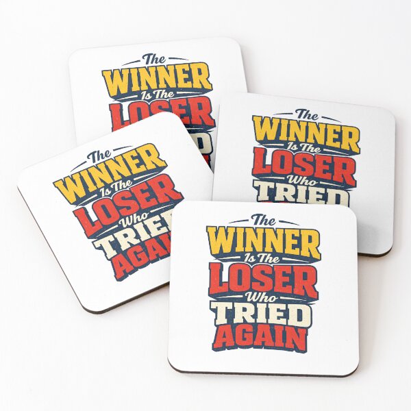 Item preview, The Winner Is The Loser Who Tried Again  Shirt Motivational Quote Tee Inspirational  Gift Never Give Up Shirt Positive Mindset  Tee Gift for Him Her designed and sold by CottonFirst.