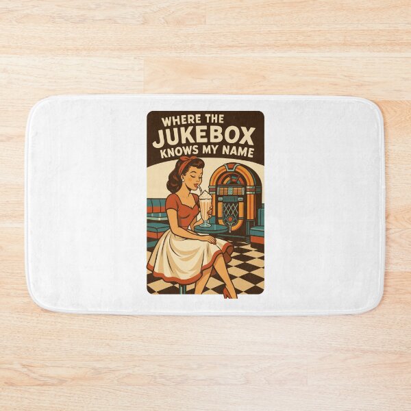 Item preview, 50s Diner Pin-Up: Where the Jukebox Knows My Name designed and sold by Pineapple-Tree.